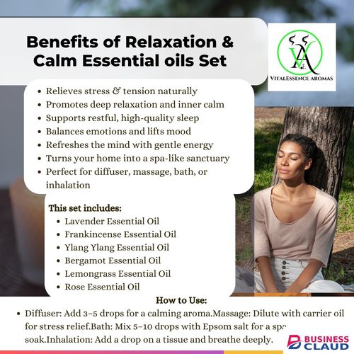 Essential Essential Oil Set - (Relaxation & Calm Set ) 6 Essential oils x 5ml each in 1-l-uodais-hair-repair-oil-serum-nodeg5-noir-curl-keeper-spray-smoothing-damaged-hair-treatment