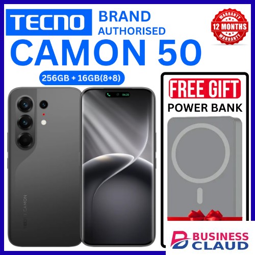 BRAND NEW TECNO CAMON 50 256GB ROM +16GB(8+8GB )RAM, 6.78" AMOLED CURVED SCREEN 6500mAh BATTERY 50MP MAIN CAMERA 32MP SELFIE ANDROID 16 SMARTPHONE