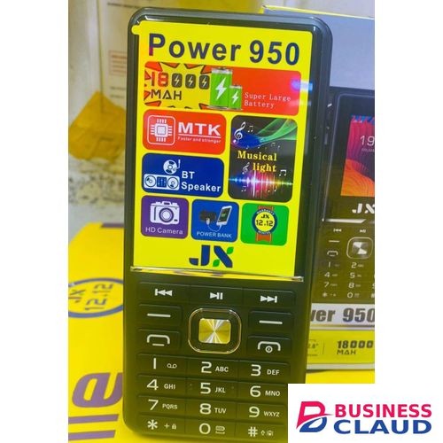 Brand New BRAND NEW !!! JX POWER 950 (Powerhouse Feature Phone)JX Power 950 Feature Phone | 18000mAh Battery power bank feature, loud Bluetooth speaker & bright torch. ultimate powerhouse feature phone! Feature in Cable