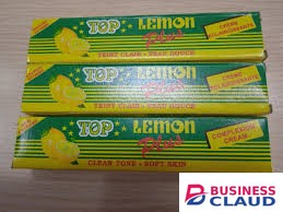Top Top Lemon Plus Complexion Cream for Clear skin tone and soft skin in Kenya