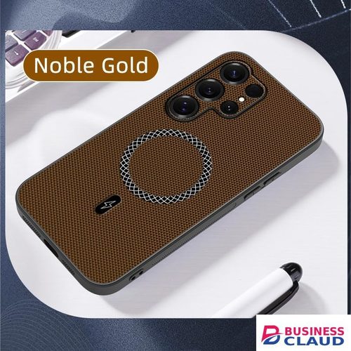 Luxury Luxury 3D Texture Phone Case for Samsung Galaxy S25 Ultra 5G [Built-in Magnetic Ring] Wireless Charging Cover in Magnetic-ring-wireless-chargin