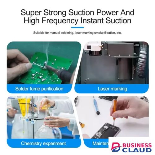 Original [ORIGINAL]Sunshine SS-6604 Mini Smoke Purifier & Fume Extraction System for manual soldering laser marking efficient purification filtration maintenance tool. in Cable