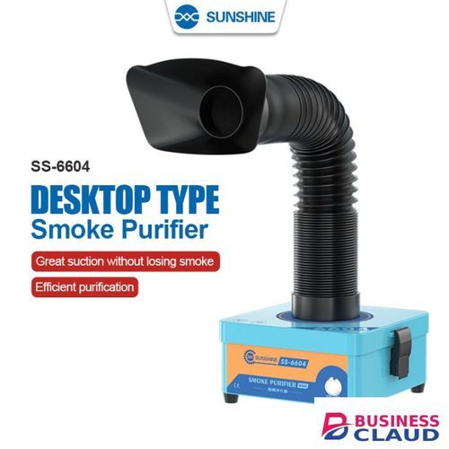 Original [ORIGINAL]Sunshine SS-6604 Mini Smoke Purifier & Fume Extraction System for manual soldering laser marking efficient purification filtration maintenance tool. in Cable