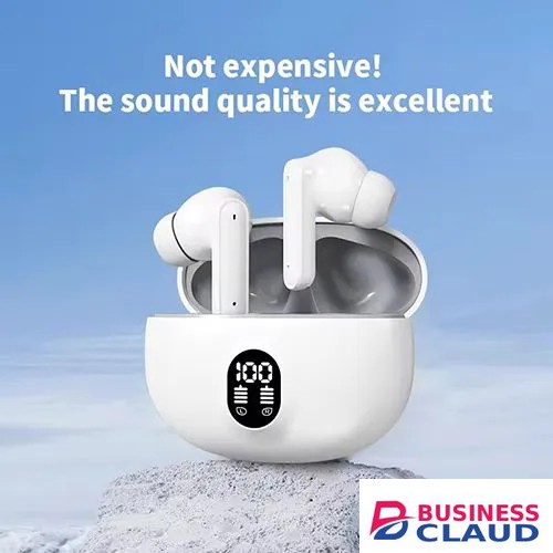 Best Best Arrived Wireless Bluetooth Earphones BT5.3, Deep Bass Earbuds With Battery Display,Long battery Headphones, Wireless Bluetooth Earpods With 4-H Playtime, Touch Control Earplugs For Smart Phone in Usb-c-cable
