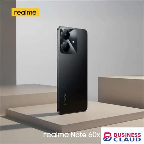 Realme Note 60x 6.74" IPS LCD Display, 4GB RAM+64GB ROM, 5000mAh, Android 14, 8MP Rear & 5MP Front Camera, Dual SIM, Fingerprint (side-mounted) Smartphones-1 year warranty in Cable