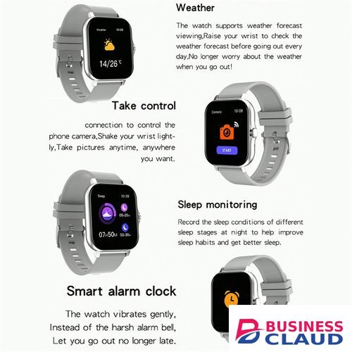New New GT20 Men/Women Full Touch Screen Sport Fitness WatchSmart Sport Fitness Watch 1.69 Inch Heart Rate IP67 Waterproof Bluetooth For Android&ios Smart Sports Watch White as picture in Cables-led-light-flashlight