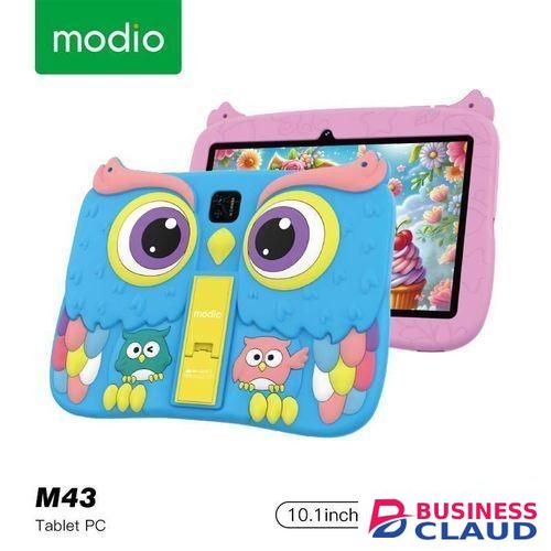 Free Modio M43 Kids Tablet – 10.1" HD IPS – 8GB RAM + 512GB Storage – Dual SIM – 10000mAh – Android in Cable