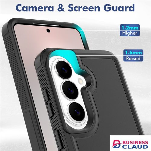 Drop Proof Protective Case for Samsung Galaxy S26 Ultra S25 S24 FE S23 S22 S21 A16 A15 A06 A57 A73, Heavy Duty Shockproof Shell with Non-Slip Grip Design in Cable