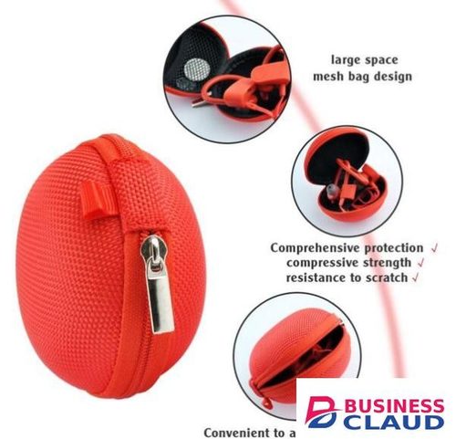 Discounted Portable Discounted products Canvas Zipper Bag Earphone Cable Mini Box Portable Coin Purse Headphone Products in Cable