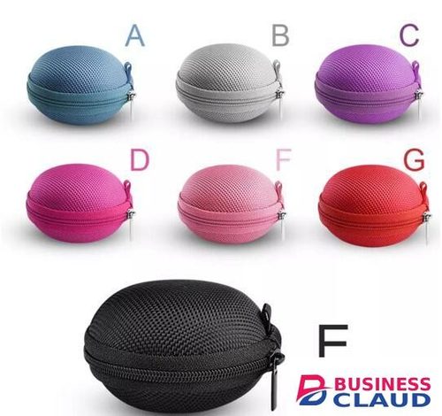 Discounted Portable Discounted products Canvas Zipper Bag Earphone Cable Mini Box Portable Coin Purse Headphone Products in Cable