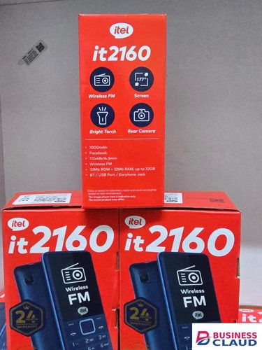 Brand New Brand New itel 2160,1000mAH battery,1.77"display,32MB ROM+32 MB RAM ,dualsim in Cable