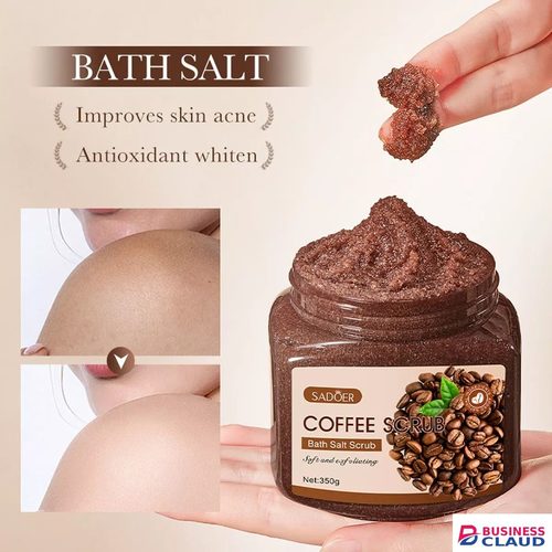2025 Coffee Body Scrub Facial Scrub Bath Salt Exfoliating & Moisturizing Body, Face, Hand, Foot Scrub - Fights Stretch Marks, Fine Lines, Brightening & Whitening SPA - Gifts for Women & Men -SADOER in Kenya-premium-incense-scent