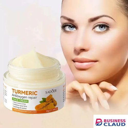 New New Tumeric Face Cream for Face & Body - Moisturizer Skin Brightening Lotion - Cleanses Skin, Fights Acne, Evens Tone, Fades Scars, Sun Damage, & Age Spots - All Natural Pure Turmeric Cream - SADOER - in 1-electric-hair-straightener-brush-dryer-ceramic-heating-blow-dryer-curling-iro