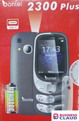 [NEW ARRIVAL] BONTEL 2300 PLUS DUAL SIM SCREEN 2.4’’ DIGITAL CAMERA BIG BATTERY 3000MAH SPORTLIGHT TORCH WIRELESS FM TYPE-C CHARGER POWERFUL SPEAKER BLUETOOTH 1 YEAR WARRANTY KABAMBE BUTTON PHONE