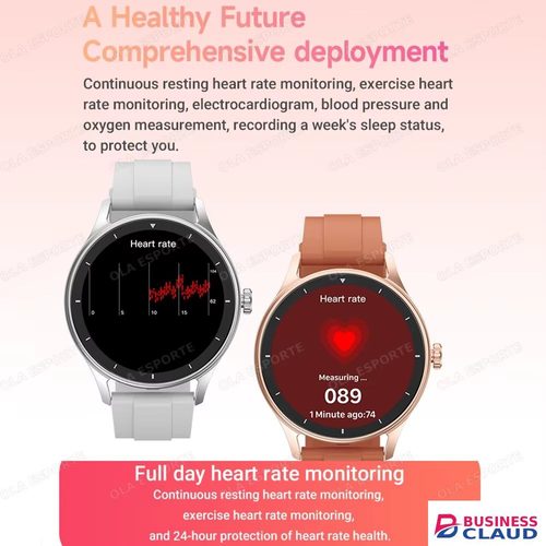 New New Bluetooth Smart Watch Men Full Touch Screen Sports Fitness Health Monitor Voice Call Waterproof SmartWatch For Android IOS in Cable