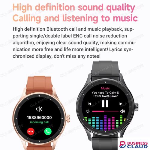 New New Bluetooth Smart Watch Men Full Touch Screen Sports Fitness Health Monitor Voice Call Waterproof SmartWatch For Android IOS in Cable