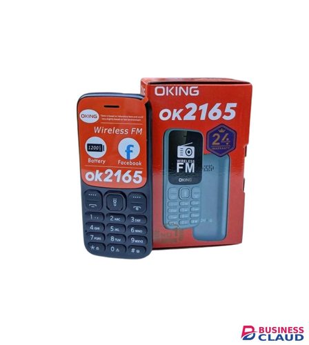 OKING OK2165 TRIPLE SIM FM WIRELESS RADIO FACEBOOK BATTERY 1200MAH KABAMBE KATULULU MULIKA MWIZI FEATURE PHONE BUTTON MOBILE PHONE ON OFFER 2 YEARS WARRANTY in 1cha