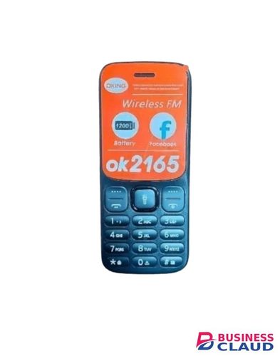 OKING OK2165 TRIPLE SIM FM WIRELESS RADIO FACEBOOK BATTERY 1200MAH KABAMBE KATULULU MULIKA MWIZI FEATURE PHONE BUTTON MOBILE PHONE ON OFFER 2 YEARS WARRANTY in 1cha