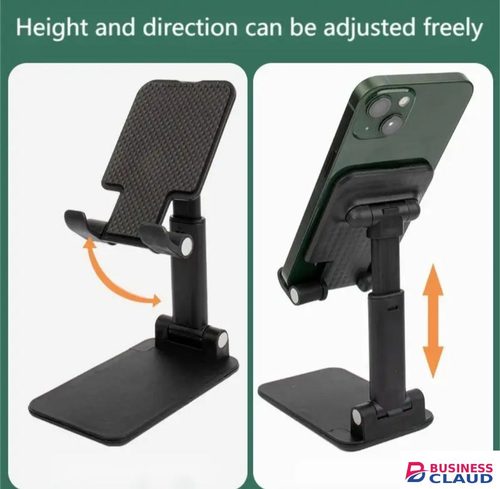 Portable New Arrivals Portable Mobile Phone Holders Tablet Stand for Phone, Angle Height Adjustable Phones Stand, Foldable Cell Phone Stand for Desk Mounts Stands for All Smart phone Mobile phones Table New Arrivals in 4-cable