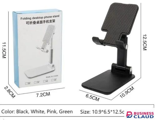 Portable New Arrivals Portable Mobile Phone Holders Tablet Stand for Phone, Angle Height Adjustable Phones Stand, Foldable Cell Phone Stand for Desk Mounts Stands for All Smart phone Mobile phones Table New Arrivals in 4-cable