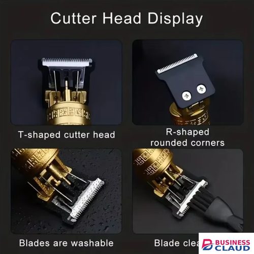 Essential Carving Vintage Hair Clipper For Mens Grooming Essential Tools USB Fast Rechargeable Beard Hair Trimmer Provide Precise Shave Local fast delivery in Kenya-premium-incense-scent