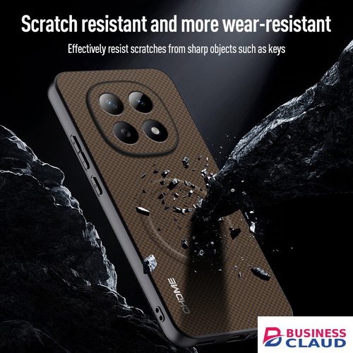 Luxury Luxury Business Phone Case for Xiaomi Redmi Note 15 4G (6.77" inch) , Magnetic Leather All-inclusive Back Cover in Cables-led-light-flashlight