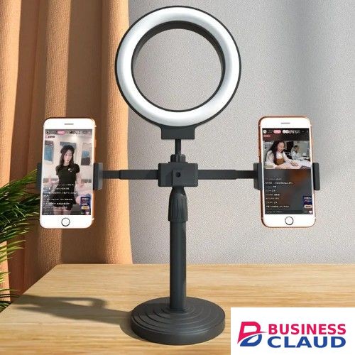 New New Series Live Ring Light – 10-Inch LED Selfie Ring Light with Tripod Stand, Phone Holder & USB Powered in Cable