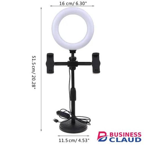 New New Series Live Ring Light – 10-Inch LED Selfie Ring Light with Tripod Stand, Phone Holder & USB Powered in Cable