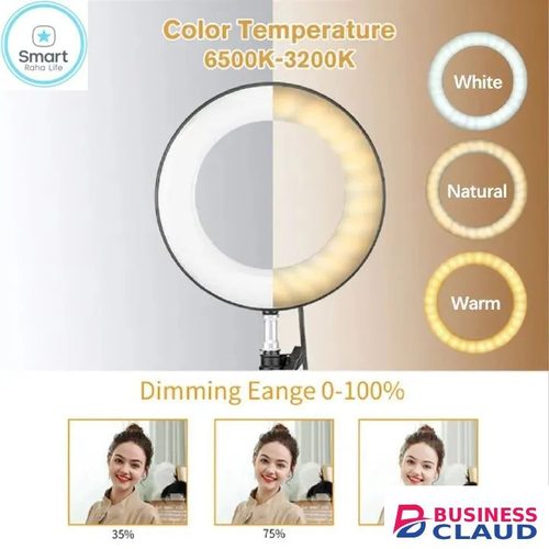 14 Inch Ring Light with 2.1M Tripod Stand, Professional Studio Lighting Setup with Phone Holder for Live Streaming, Makeup Tutorials, Selfies, Video Recording, YouTube, and TikTok Content Creation Online in One-camera-stand-selfie-stick-mobile-phone-stand-multipurpose-tripod