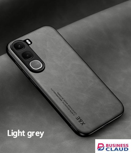 Luxury Business Retro Leather Phone Case For Vivo Y21D , Shockproof Fall prevention Protective Case