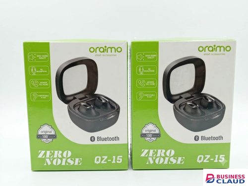 New Arrival Oraimo Zero Noise QZ-15 TWS Wireless Earbuds Bluetooth Headphones Good Sound Quality Sports Earphones HD Microphone Hands-Free Calls Comfortable In-Ear Wireless Earphones for Android iOS .