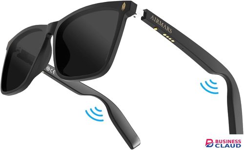 AIRMARS SG8 Smart Glasses for Men and Women with Speaker, Bluetooth Sunglasses with Outdoor UV Protection, Smart Sunglasses Bluetooth 5.4 Support Voice Assistant/Android/Mac/PC in 4-cable