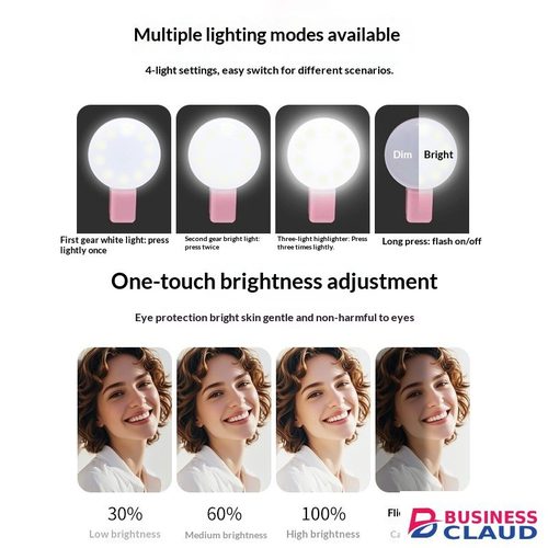 Portable Portable Rechargeable Mini LED Selfie Light Mini Light Rechargeable Fill Light Live Clip-On Bulb Beauty Usb Photographic Super Bright Lighting For Makeup Vlog Video Recording in Cable