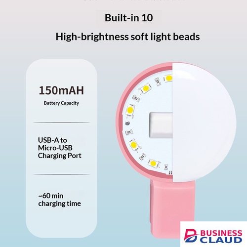 Portable Portable Rechargeable Mini LED Selfie Light Mini Light Rechargeable Fill Light Live Clip-On Bulb Beauty Usb Photographic Super Bright Lighting For Makeup Vlog Video Recording in Cable