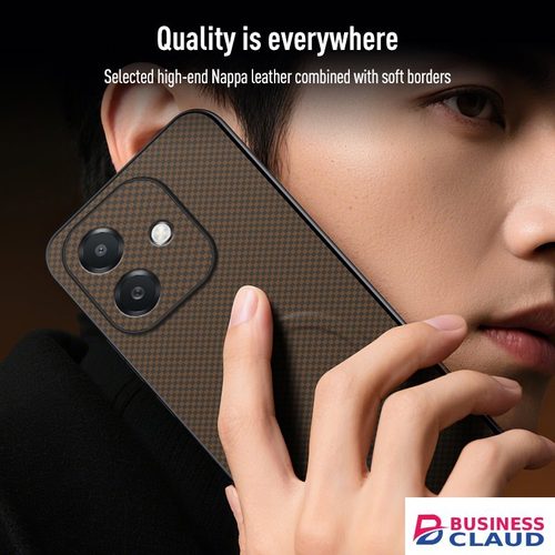 Luxury Luxury Business Phone Case for OPPO A3X, Magnetic Leather All-inclusive Back Cover in Cables-led-light-flashlight