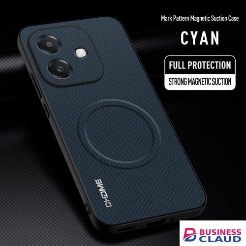 Luxury Luxury Business Phone Case for OPPO A3X, Magnetic Leather All-inclusive Back Cover in Cables-led-light-flashlight