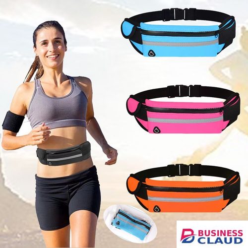 Running & Jogging Waist Bag | Lightweight Sports Fanny Pack | Adjustable Fitness Belt | Phone, Keys & Essentials Holder | Travel, Cycling & Outdoor Waist Pouch Essential in Cables-led-light-flashlight