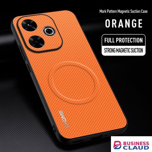 Luxury Luxury Business Phone Case for Xiaomi Redmi 13, Magnetic Leather All-inclusive Back Cover in Cables-led-light-flashlight