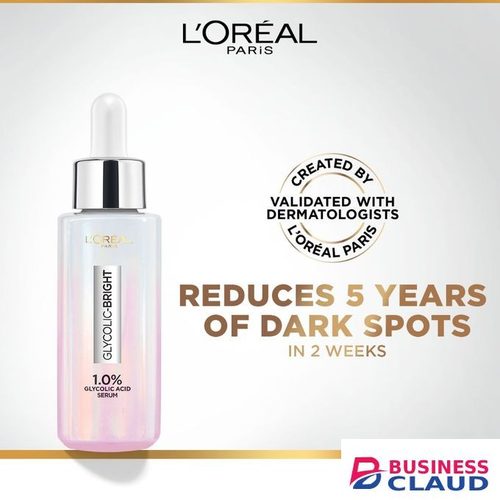【Discounted】L'Oreal Paris GLYCOLIC BRIGHT SERUM 15ML
