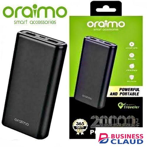 Portable DEALS!!!!Oraimo Traveller Power Bank 20000mAh 12W Smart Fast Charging Slim Portable Power Bank type C in/out Charging universal Compatibility Powerbank with overcharge protection Deals in Cables-led-light-flashlight