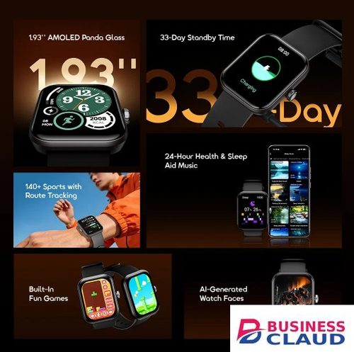 NEW oraimo Watch Nova 2N 1.93'' AMOLED 33-Day Standby Smart Watch
