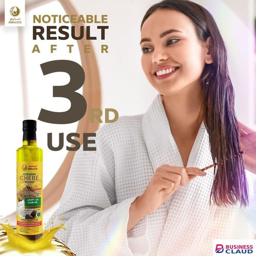 AMALICO Chebe Hair Growth Oil Hair 130ml Care Ready-to-Use Chebe Powder Hair Oil with Shea Butter, and Organic Essential Oils For Extreme Hair Growth Essential Oil