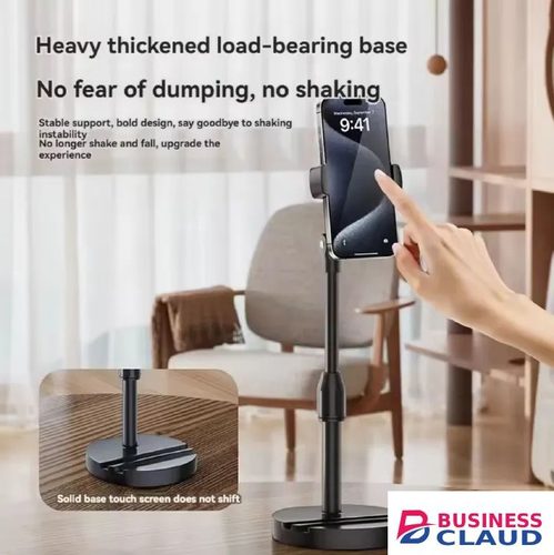 New New Dual Slot Mobile Phone Stand for Live Streaming and Live Broadcast, Stretchable Desk Table Phone Holder Mount, Adjustable Support Stand for Cell Phones, Ideal for Dual Screen Recording and Multi-D in Cable