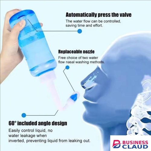 Nose Wash Cleaner Nasal Irrigator Rinse Bottle Nose Protector Avoid Allergic Rhinitis Adults Children Neti Pot 300ML 500ML in Kenya-premium-incense-scent