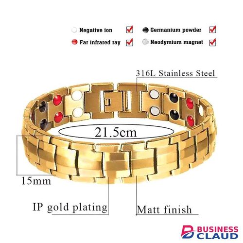 Men's Bracelets Energy Magnetic Tourmaline Bracelet Health Care Jewelry For Women Bracelets Bangle Slimming Product