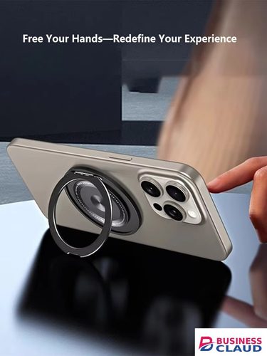 New New Ultra-thin 360 Degree Rotating Phone Holder Adhesive Lazy Universal Magnetic Back Sticker Stand Accessories Finger Ring in Cables-led-light-flashlight