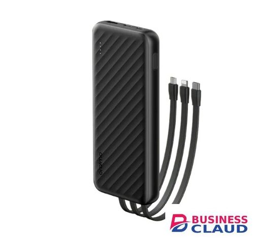 Businessclaud Anniversary oraimo Slice Link 10000mAh 12W Power Bank 5000 Bend Lifespan 4 Outputs Widely Compatible Slim and Portable in Charging-cables-12w-led-torch-black