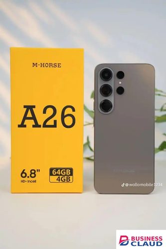 🔥 DEAL🔥 M-HORSE A26 ULTRA , 6.8" HD+ Incell Full Screen, 5 MP + 8MP REAR AI CAMERA,, 4GB RAM+ 64 GB ROM , ANDROID 15, WITH FREE ORIGINAL , PROTECTOR, COVER, DUAL SIM, 5000MAH M HORSE A26 ULTRA , 6.8