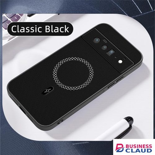 Luxury Luxury 3D Texture Phone Case for Google Pixel 6 Pro [Built-in Magnetic Ring] Wireless Charging Cover in Magnetic-ring-wireless-charging-cover