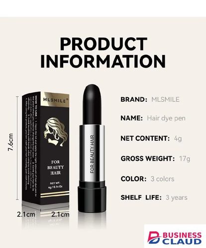 Black Brown Hair Dye Pen One-time Temporary Hair Dyeing Stick Cover Grey White Hair Fill in Hairs Coloring Styling Makeup Tools in Hairs-co